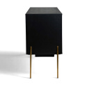 Sideboard \'Frölunda\' - Svart/Gull