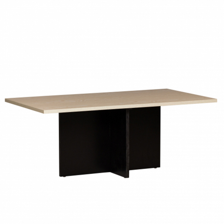 Sofabord 'Wood' - Natur / Svart