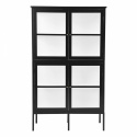 Skap - Glass / Svart L