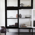 Skap - Glass / Svart L