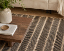 Teppe \'Striped Sand\' 160x230cm - Naturlige 