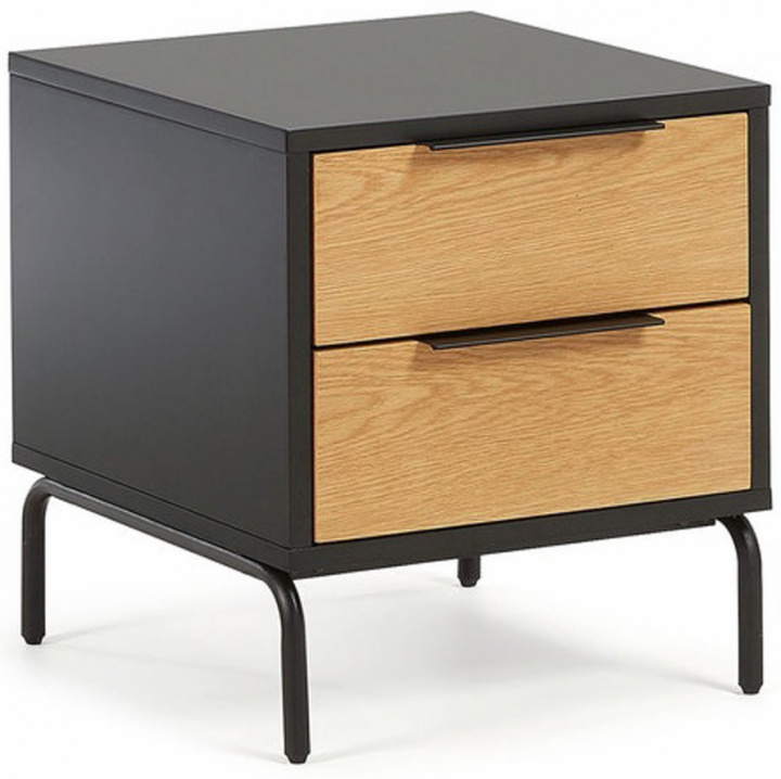 Nattbord 'Koln' - Eik/Svart