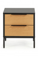 Nattbord \'Koln\' - Eik/Svart