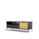TV -benk \'Koln\' - Eik/Svart