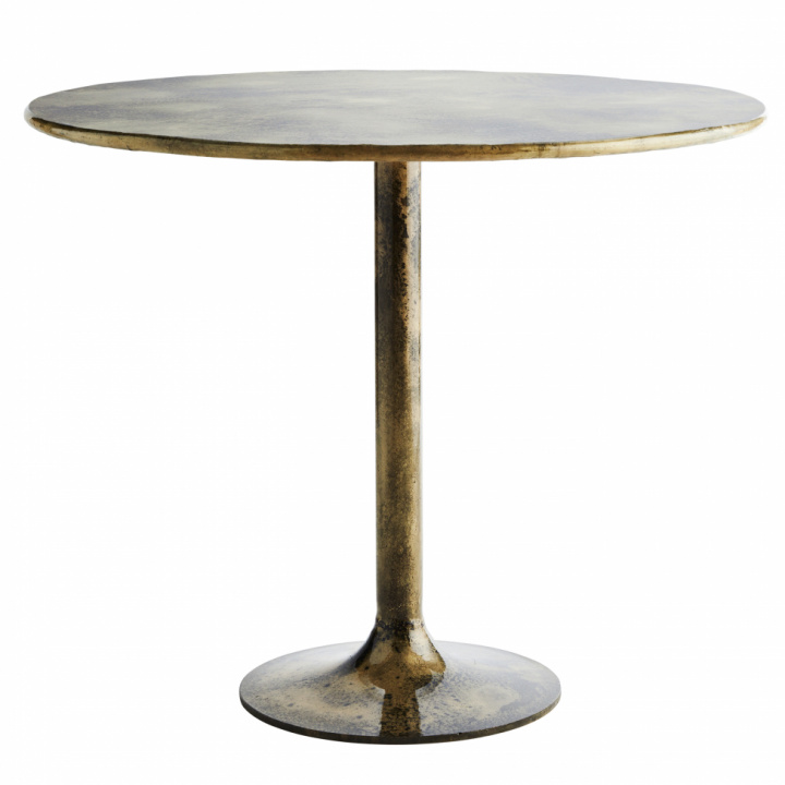 Rundt spisebord - Messing Ø91