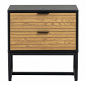 Nattbord \'Line\' - Eik/Svart