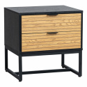Nattbord \'Line\' - Eik/Svart