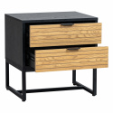 Nattbord \'Line\' - Eik/Svart