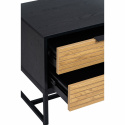 Nattbord \'Line\' - Eik/Svart