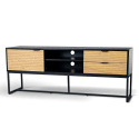 TV -benk \'Line\' - Eik/Svart