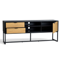 TV -benk \'Line\' - Eik/Svart