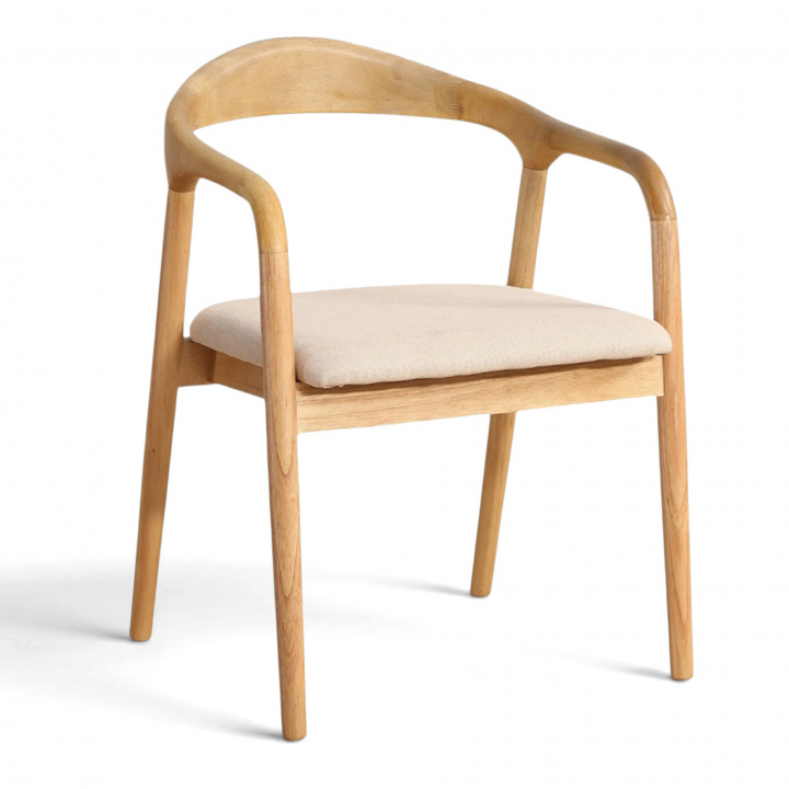 Lenestol \'Aspa\' - Naturlig/beige i gruppen Møbler / Sittemøbler / Stoler hos Reforma (LINK-SM11-light-beige)