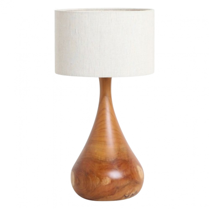 Bordlampe 'Carafe' - Naturlig