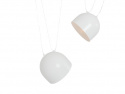 Taklampe \'Popo\'- 2 L Vit