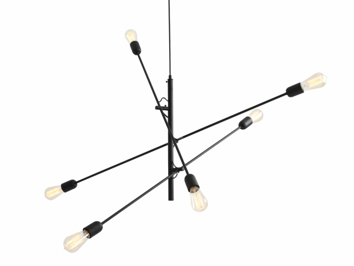 Taklampe \'Twigo\' 6 Sort i gruppen Belysning / Lamper / Taklamper hos Reforma (LP011TWIGO6-02)