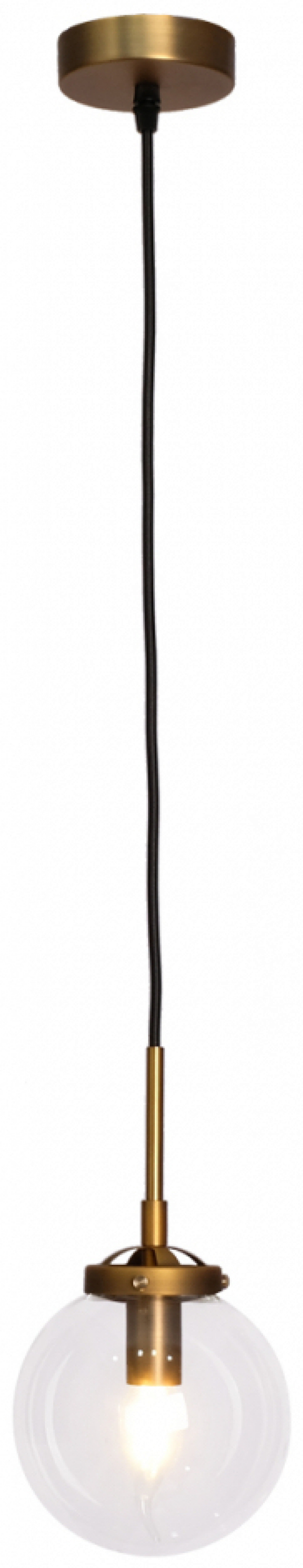 Taklampe \'Glory\' - Messing / Glass / Svart i gruppen Belysning / Lamper / Taklamper hos Reforma (Loft208-1)