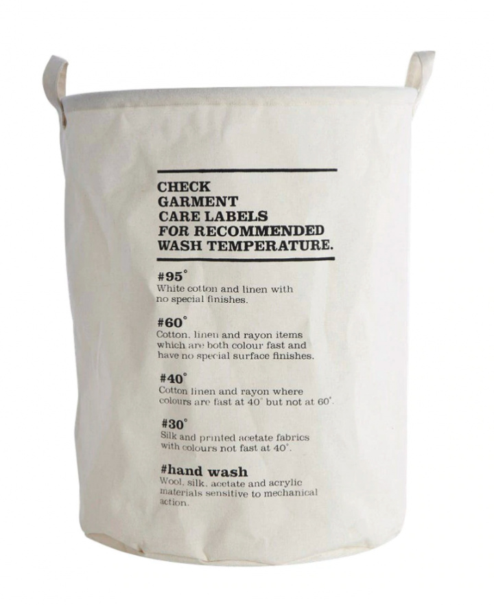 Klesvaskkurv - Vaskinstruksjoner