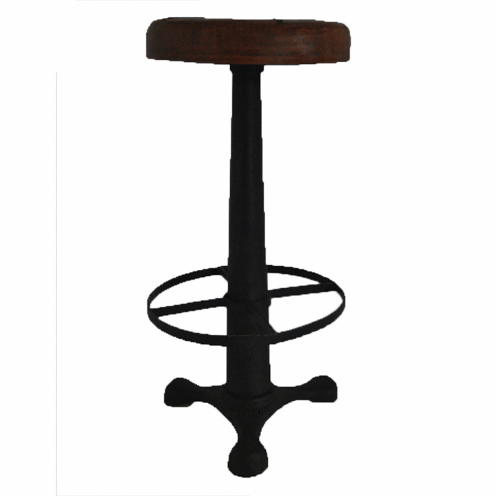 Barkrakk - skinnsete i gruppen Vintage / Vintage Sitteplasser / Krakker Vintage hos Reforma (M-1817-70)