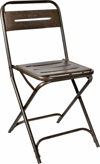 Folding Chair Dark Olive - Vintage / Iron
