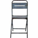 Sammenleggbar stol vintage - Blå