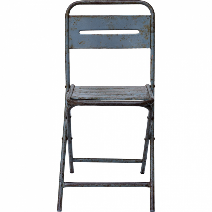 Sammenleggbar stol vintage - Blå