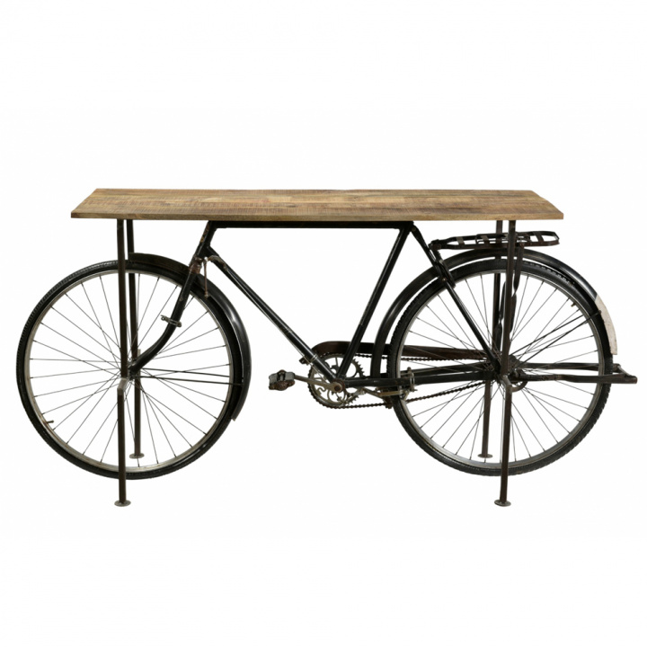Sidebord 'Vintage sykkel' - Tre / jern