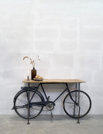 Sidebord \'Vintage sykkel\' - Tre/Jern