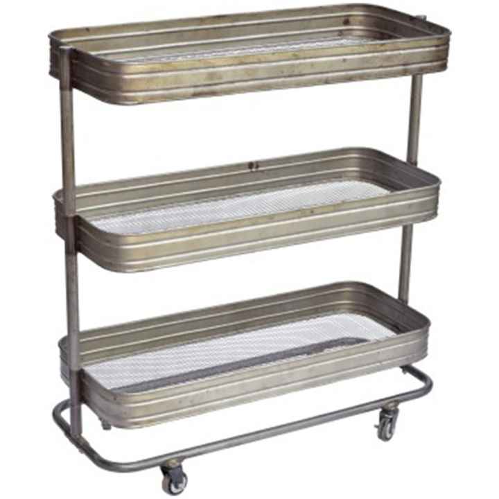 Vogn 'Vega' - Jern/Klar lakk