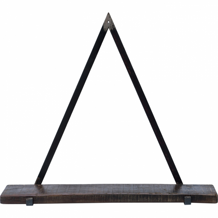 Rustikk vegghylle - Resirkulert tre