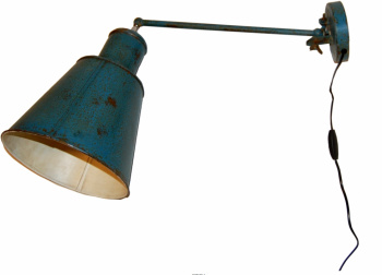 Vegglampe vintage - Industriell silke
