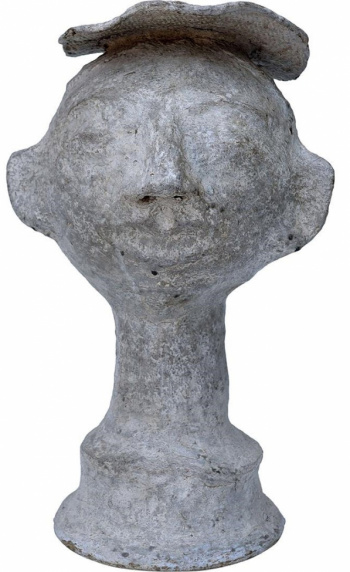 Skulptur - ansikt mann