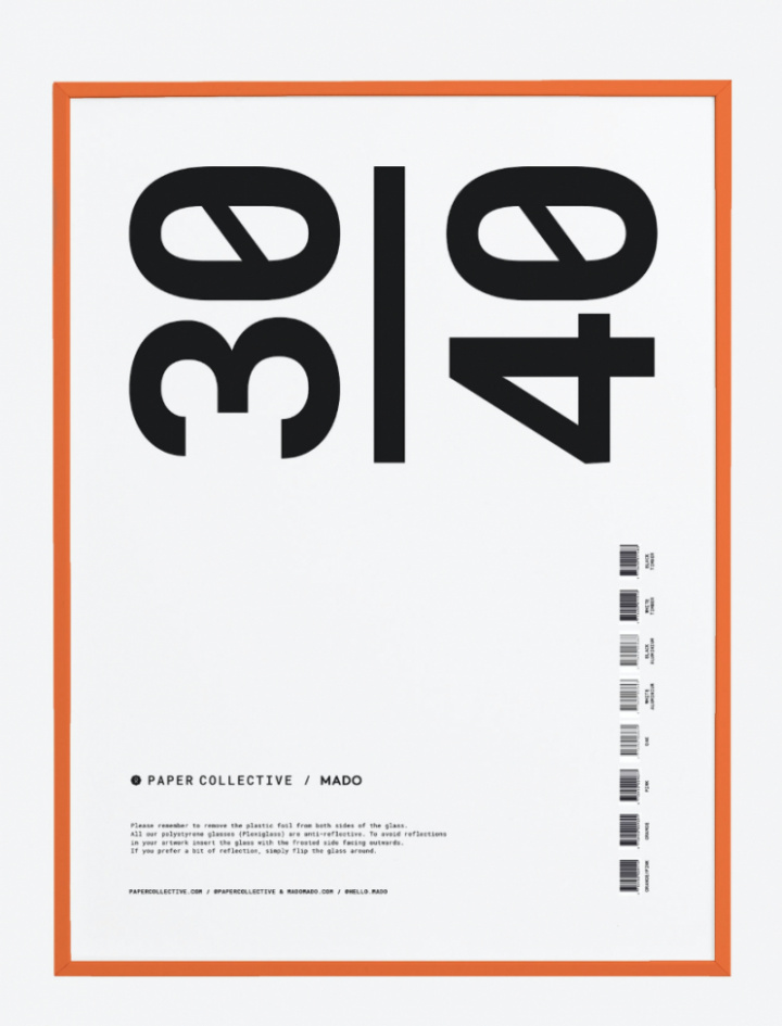 Plakatramme 'Frame Orange' 30x40 - Orange