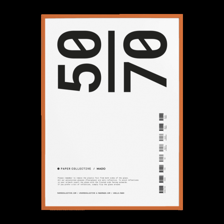 Plakatramme 'Frame Orange' 50x70 - Orange