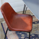 Lounge stol Vintage - Lær/Strykejern