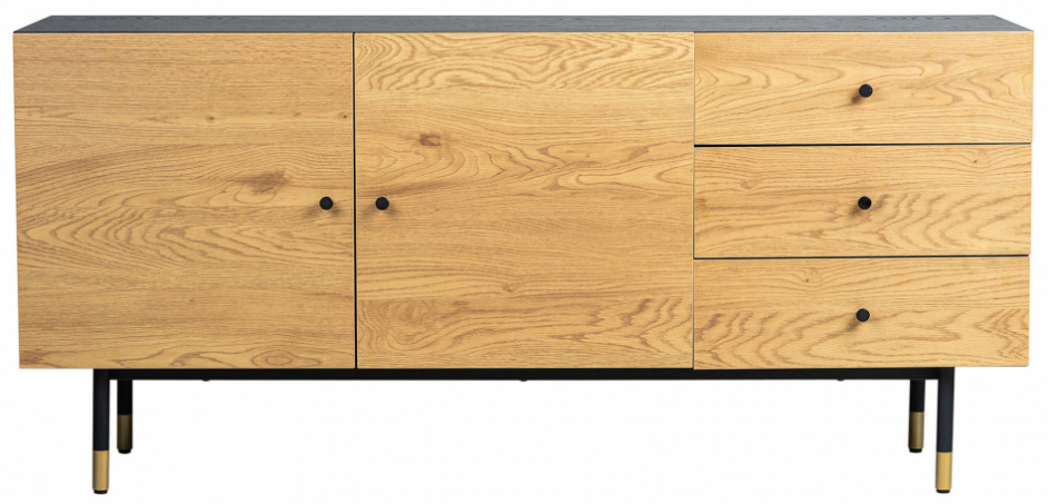 Skjenk Sonoma Eik 69,5X34X90 Cm Konstruert Tre main image 1