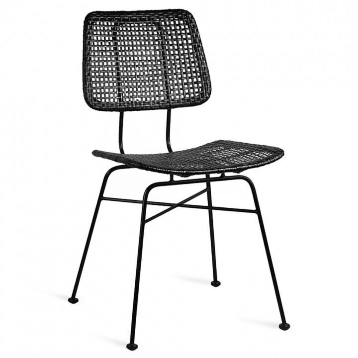 Stol \'Rattan\' - Svart i gruppen Møbler / Sittemøbler / Stoler hos Reforma (MZM4659)