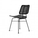 Stol \'Rattan\' - Svart