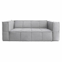 Sofa \'Cube\' - Lys grå 3-seters