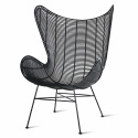 Lounge stol \'Egg\' - svart