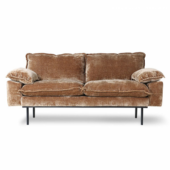 Retro \'2-seters sofa - Manchester / Gold