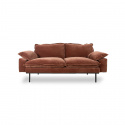 Sofa \'Retro\' 2-seter - Rød / Oransje