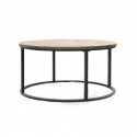 Salongbord \'Round\' - Svart/Tre