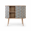 Kommode \'Felt\' 120cm - Naturlig/Grå