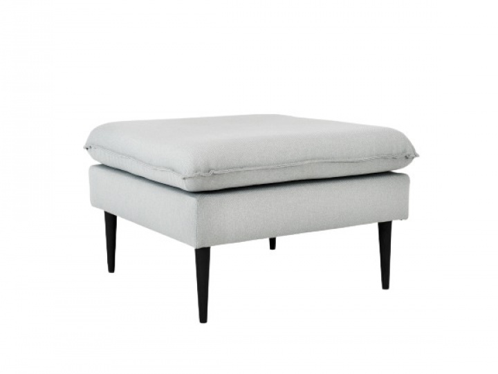 Puff \'Posh\'- Platinum grå / svart i gruppen Møbler / Sofaer / Puffer og fotskamler hos Reforma (OT041POSH-ET9002)