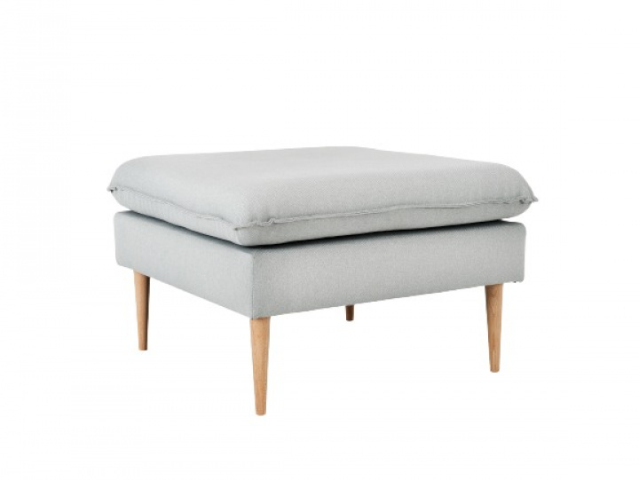 Puff \'Posh\'- platinagrå / tre i gruppen Møbler / Sofaer / Puffer og fotskamler hos Reforma (OT041POSH-ET90)
