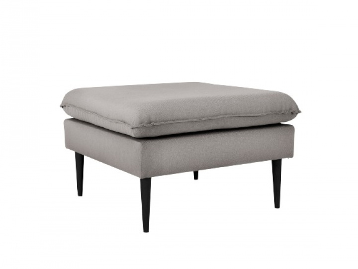 Puff \'Posh\'- stålgrå / svart i gruppen Møbler / Sofaer / Puffer og fotskamler hos Reforma (OT041POSH-ET9102)