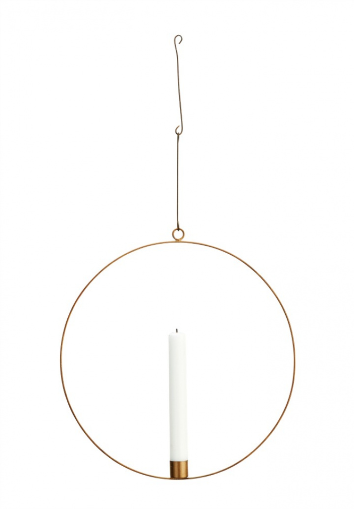 Belysningsholder Wire ring - Messing - Madam Stoltz