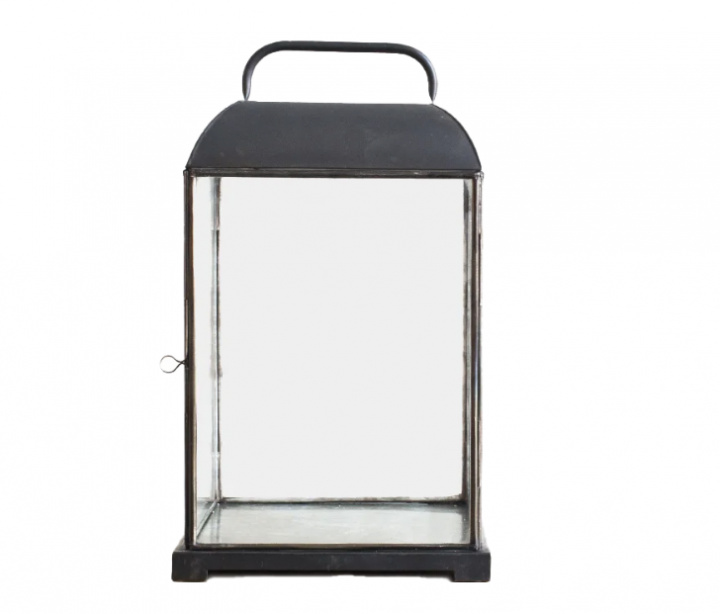 Lykta 'Paros' Stor - Svart