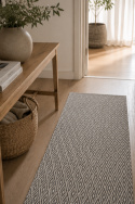 Teppe \'Cozy Luxury\' 90x200cm - Grå/Hvit 