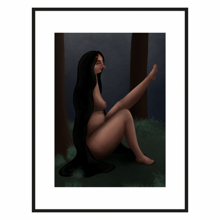 Plakat 'Skogsfru' - 50x70